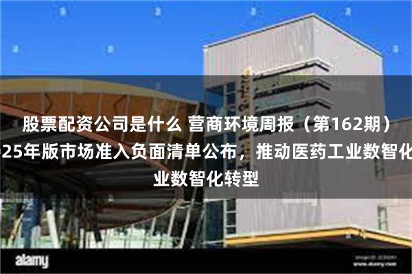 股票配资公司是什么 营商环境周报（第162期）｜2025年版市场准入负面清单公布，推动医药工业数智化转型