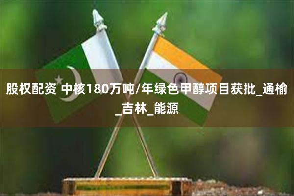 股权配资 中核180万吨/年绿色甲醇项目获批_通榆_吉林_能源