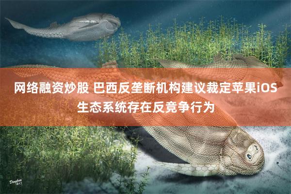 网络融资炒股 巴西反垄断机构建议裁定苹果iOS生态系统存在反竞争行为