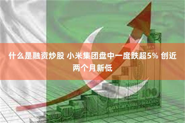 什么是融资炒股 小米集团盘中一度跌超5% 创近两个月新低